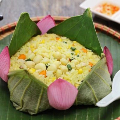 Cơm thuận thiên hấp hạt sen