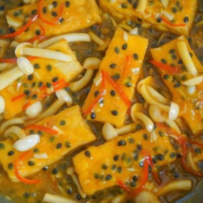 Đậu Phụ Sốt Chanh Dây 