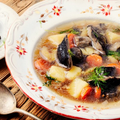 Canh Nấm Hương Khoai Tây Kiểu Âu