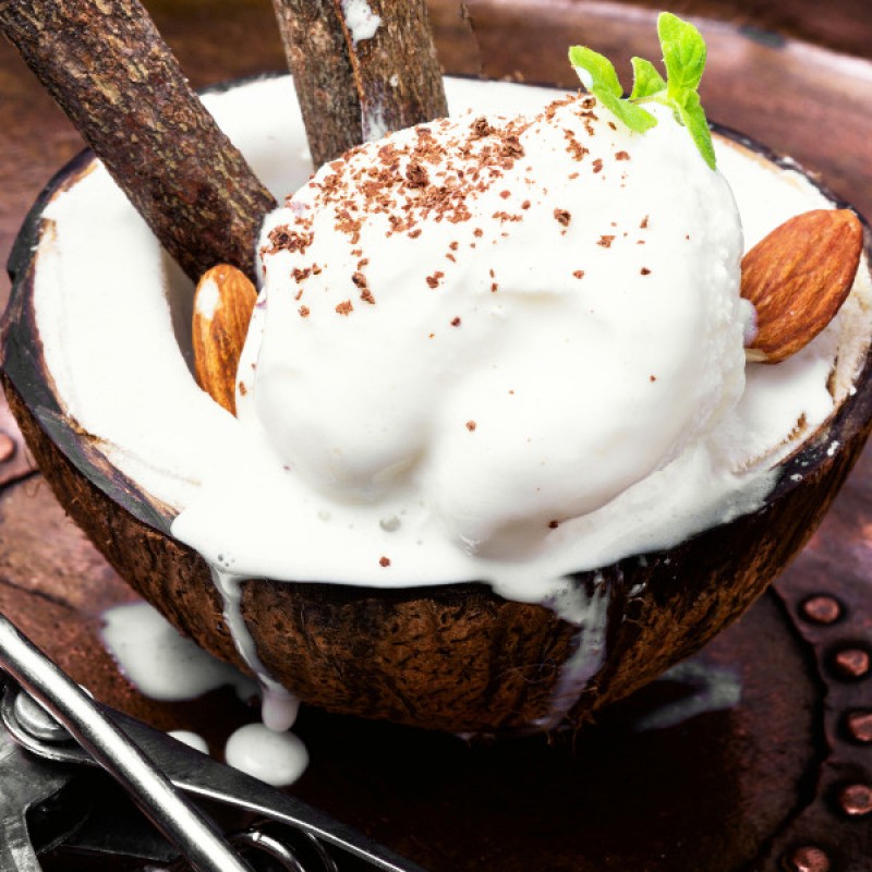 Kem Dừa Hạnh Nhân