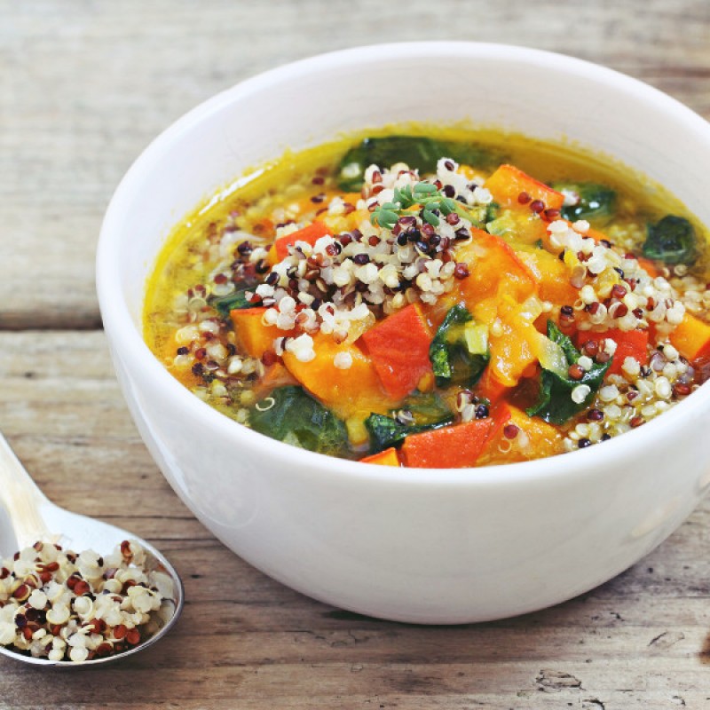 Canh Cà Chua Hạt Quinoa